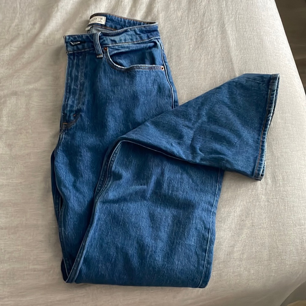 Abercrombie 90s relaxed high rise jean